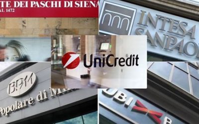Studio sindacato bancario First Cisl sulle prime cinque banche italiane