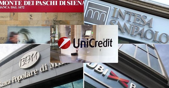 Studio sindacato bancario First Cisl sulle prime cinque banche italiane